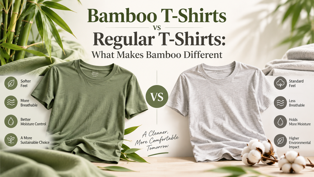 Bamboo T-Shirts vs Regular T-Shirts: What Makes Bamboo Different