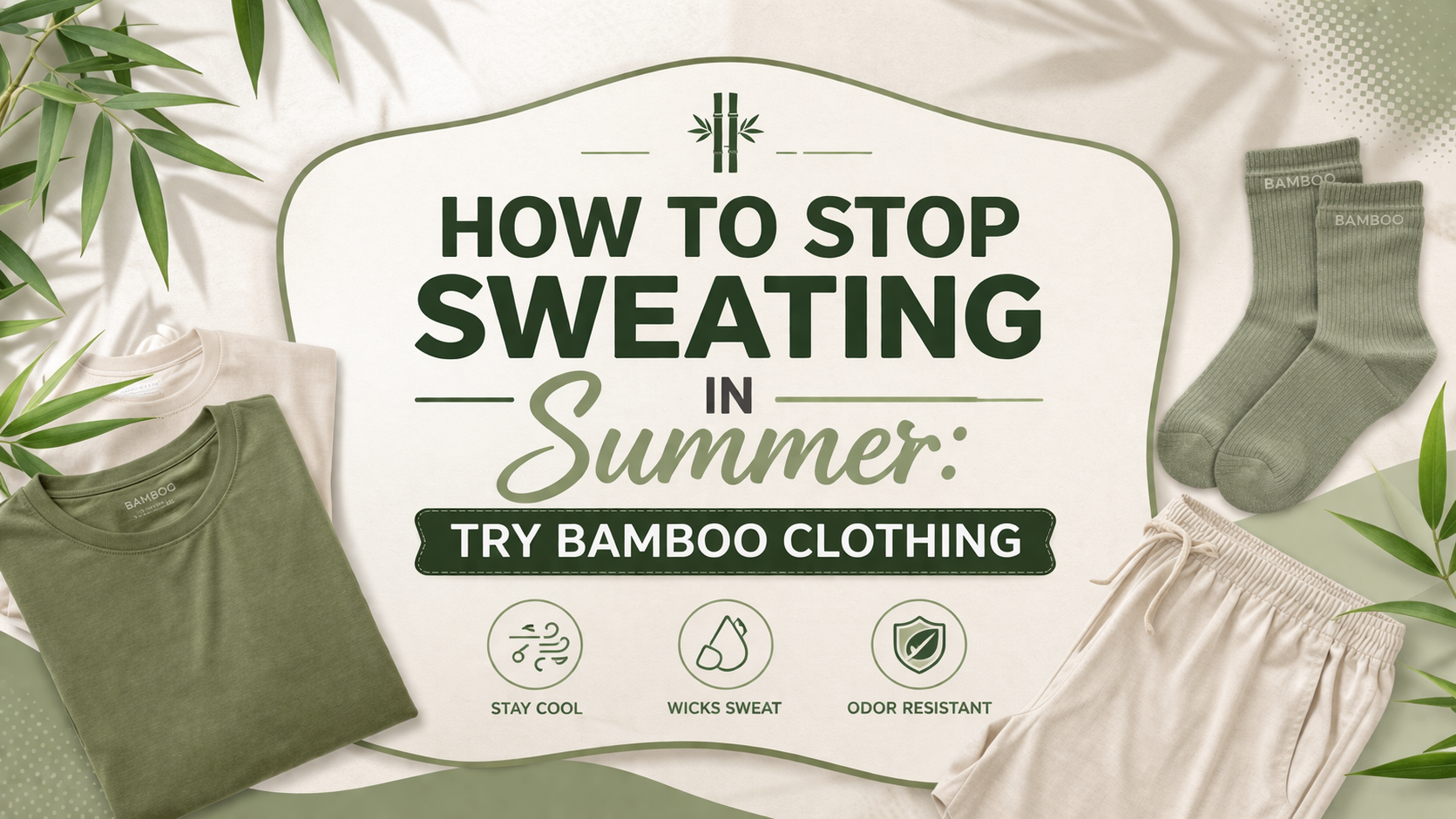 How to Stop Sweating in Summer: Try Bamboo Clothing