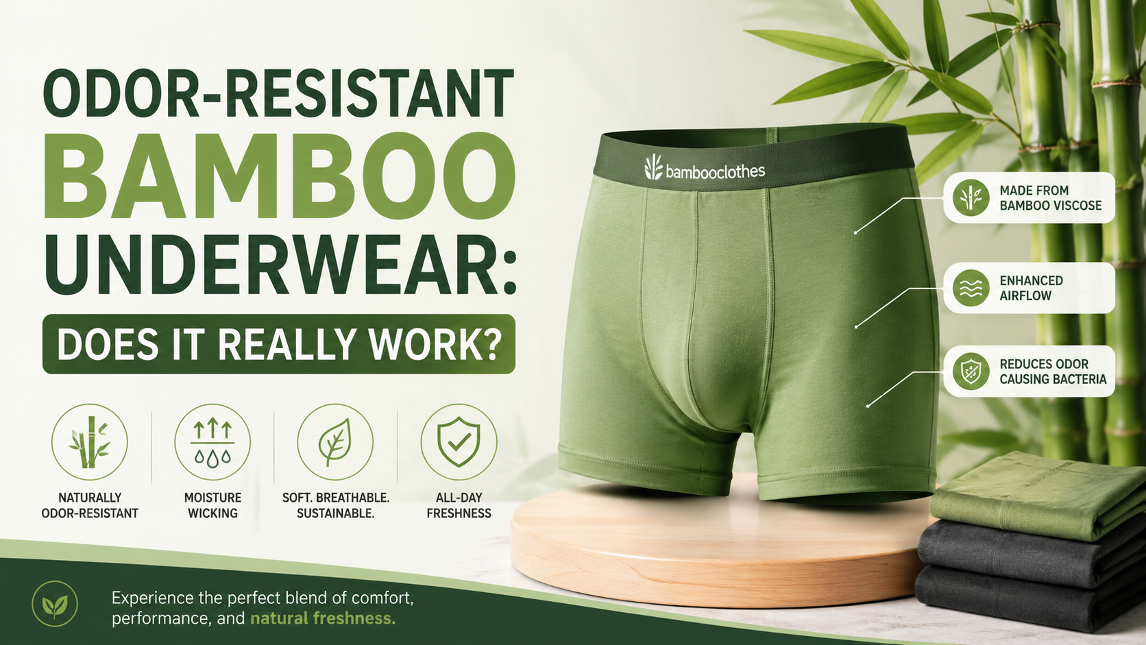 Odor-Resistant Bamboo Underwear: Does It Really Work?