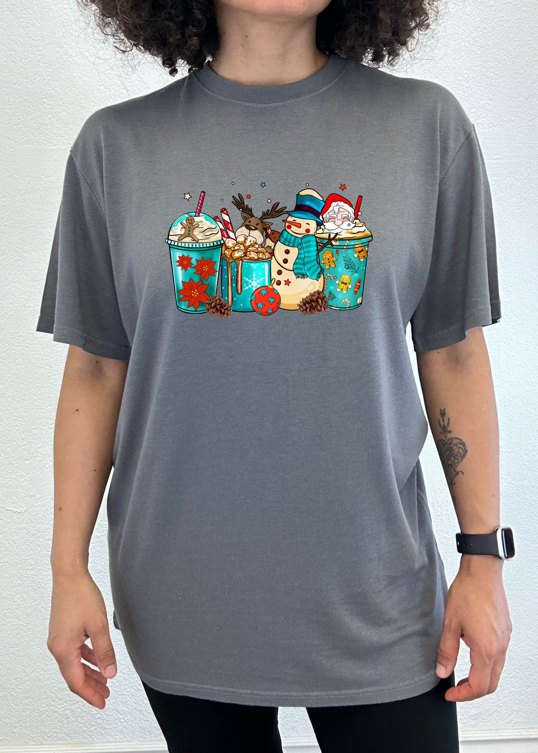 Funny Ugly Sweater Christmas Unisex Bamboo Viscose/Organic Cotton Short Sleeve Graphic T-Shirt