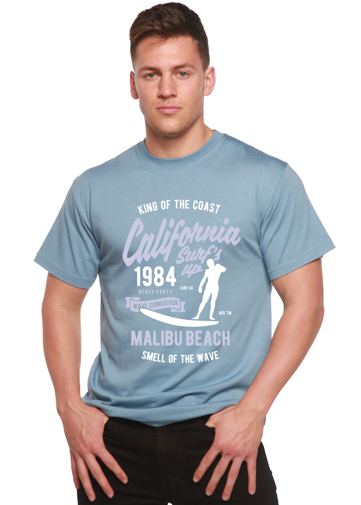 California 1984 men's bamboo tshirt infinity blue