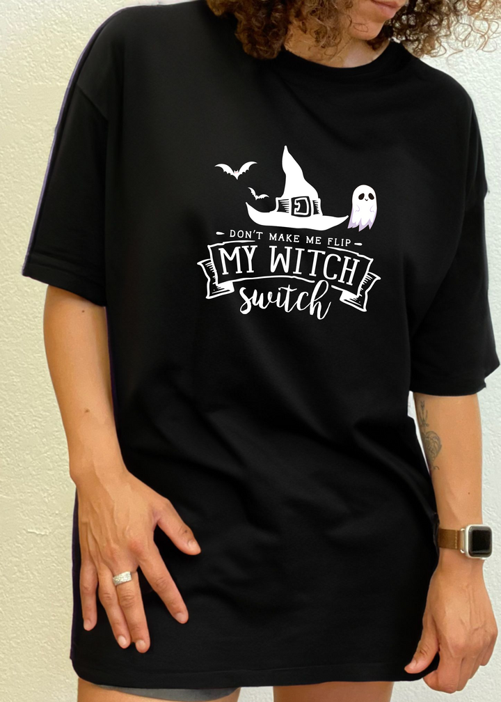 My Witch Unisex Graphic Bamboo T-Shirt black