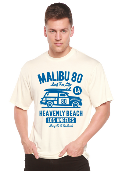 Malibu 80 men's bamboo tshirt white