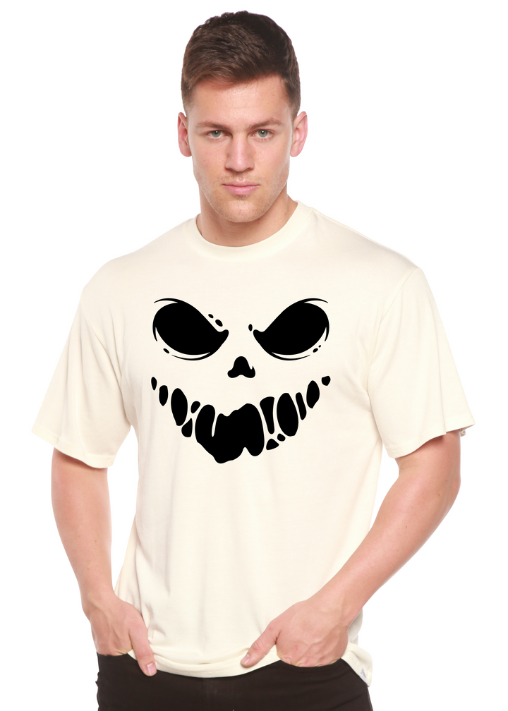 Halloween Boo Graphic Bamboo T-Shirt white