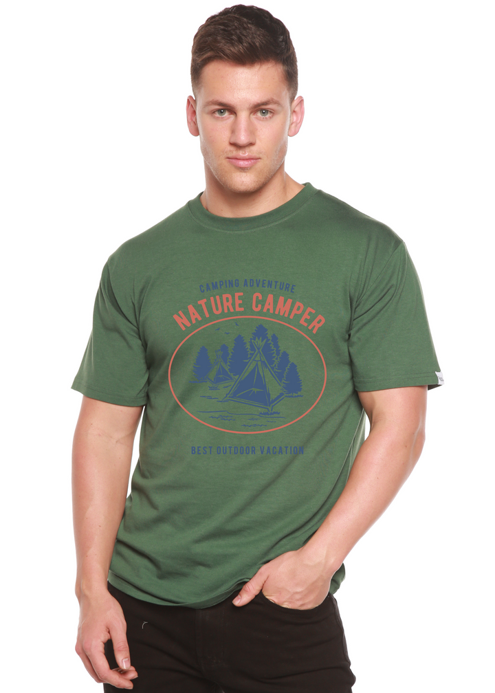 Nature Camper men's bamboo tshirt pine green