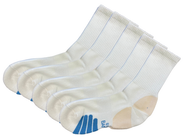 No Look Anklet Bamboo Viscose Socks Unisex Natural Color - 5-pack