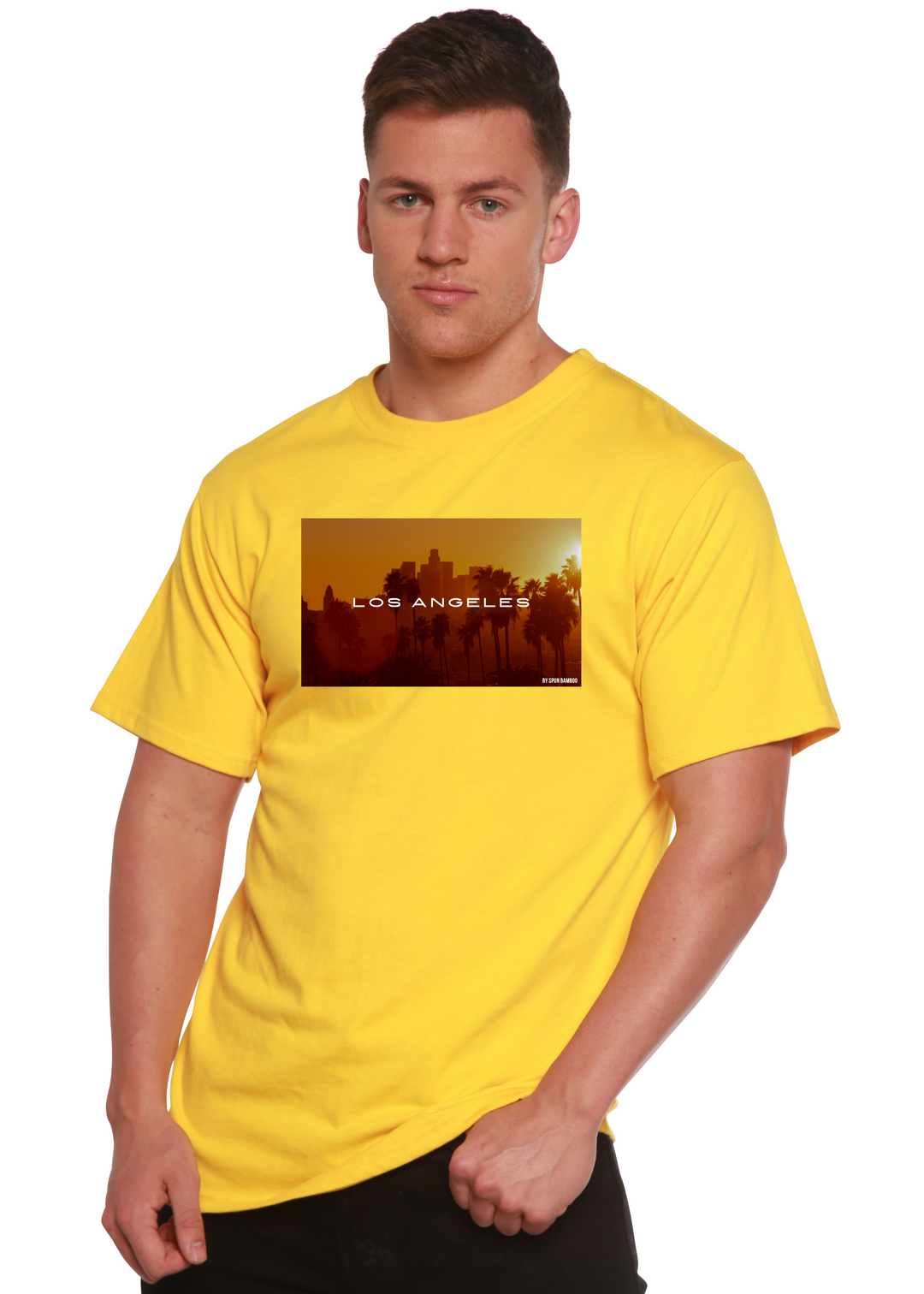 Los Angeles Unisex Bamboo Viscose/Organic Cotton Short Sleeve