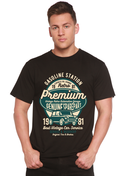 Premium Garage men's bamboo tshirt black