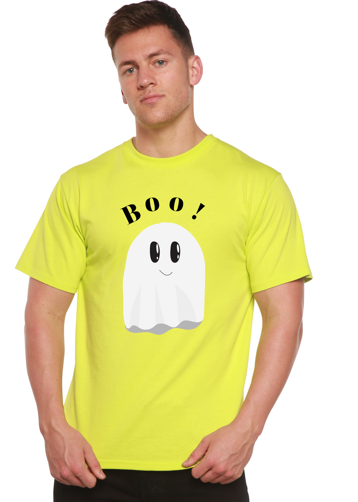 Boo Graphic Bamboo T-Shirt lime punch
