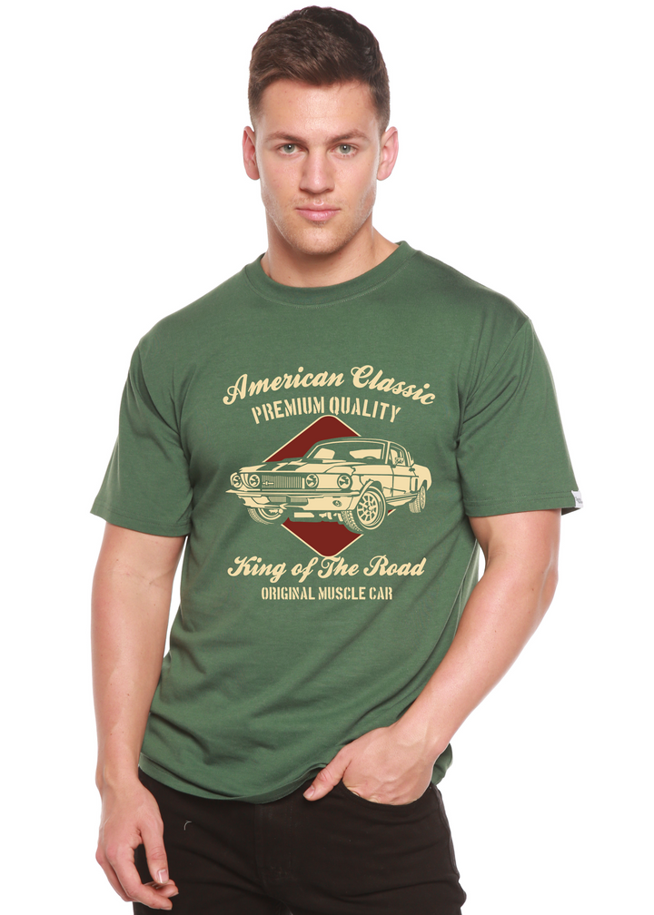 American Classic men's bamboo tshirt pine green