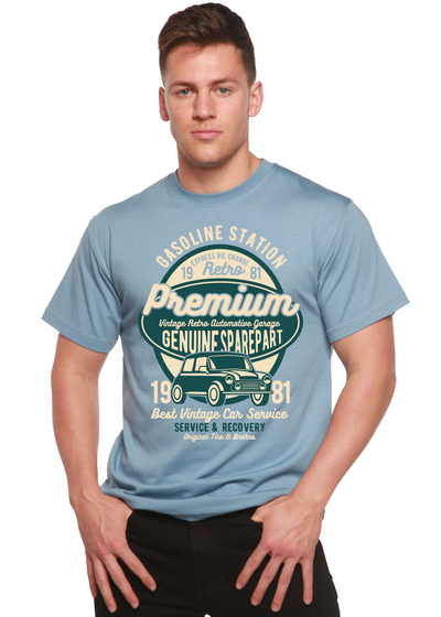 Premium Garage men's bamboo tshirt infinity blue