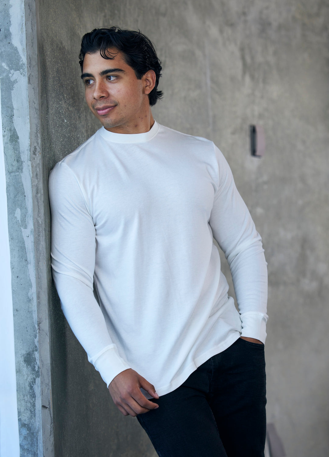 Men's Bamboo Viscose/Organic Cotton Long Sleeve T-Shirt Spun Bamboo Men's Bamboo Viscose/Organic Cotton Long Sleeve T-Shirt Spun Bamboo