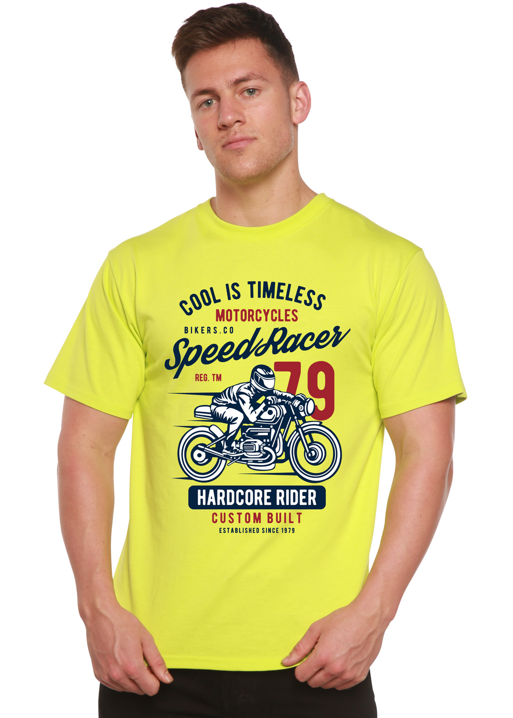 Speed Racer men's bamboo tshirt lime punch