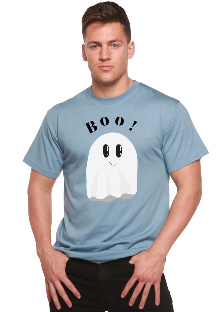 Boo Graphic Bamboo T-Shirt infinity blue