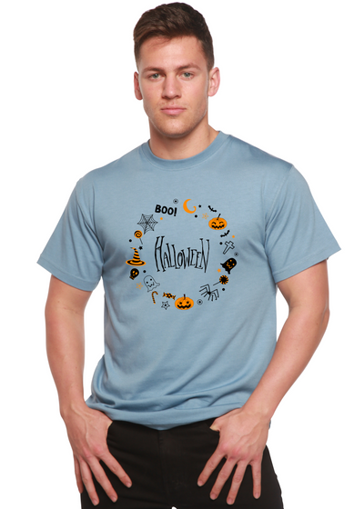Bool Halloween Graphic Bamboo T-Shirt infinity blue