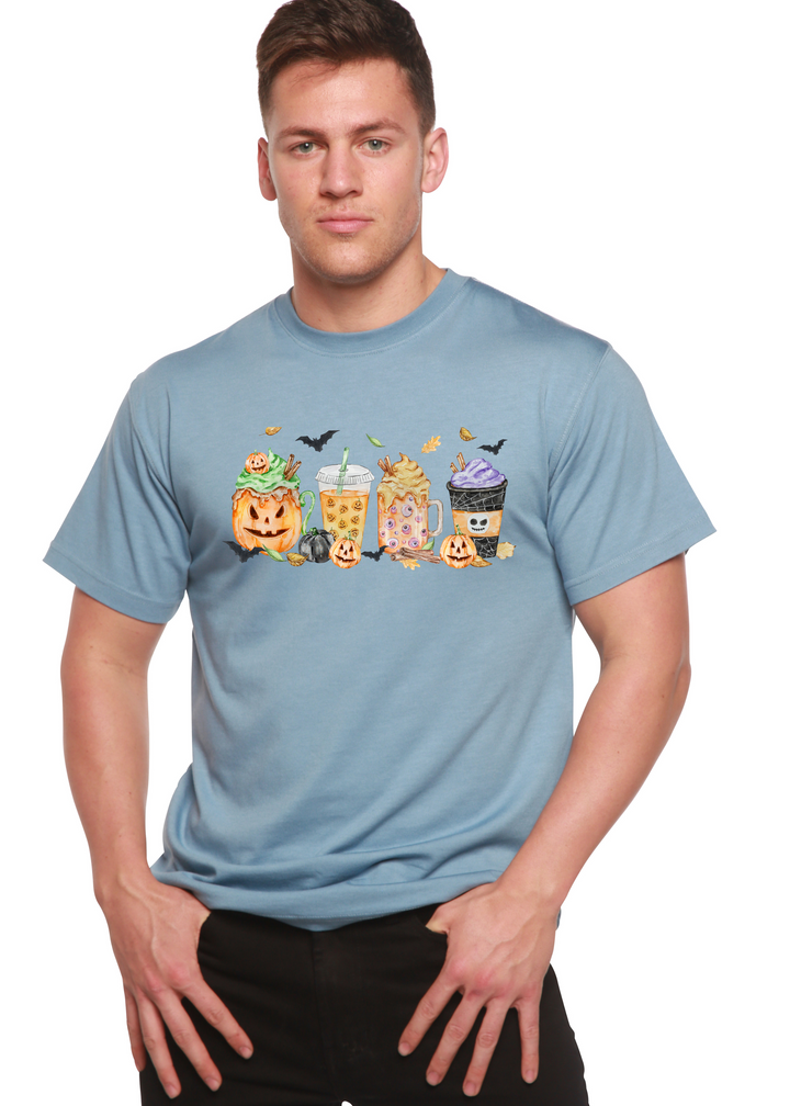 Happy Halloween Graphic Bamboo T-Shirt infinity blue