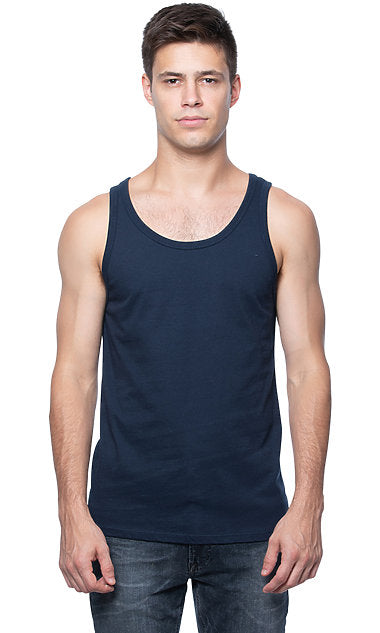 Men's USA Made Bamboo Viscose Organic Cotton Tank Top