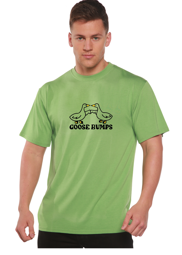 Goose Bumps Graphic Bamboo T-Shirt green tea