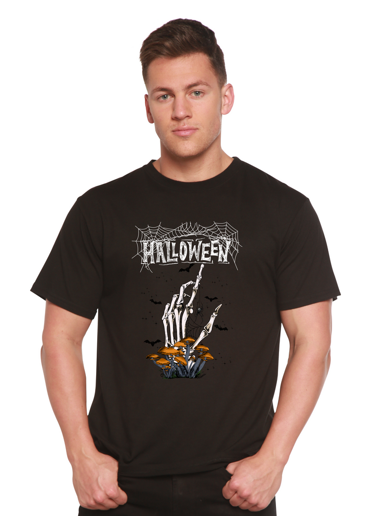 Halloween Graphic Bamboo T-Shirt black