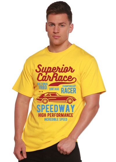 Superior Car men's bamboo tshirt lemon chrome