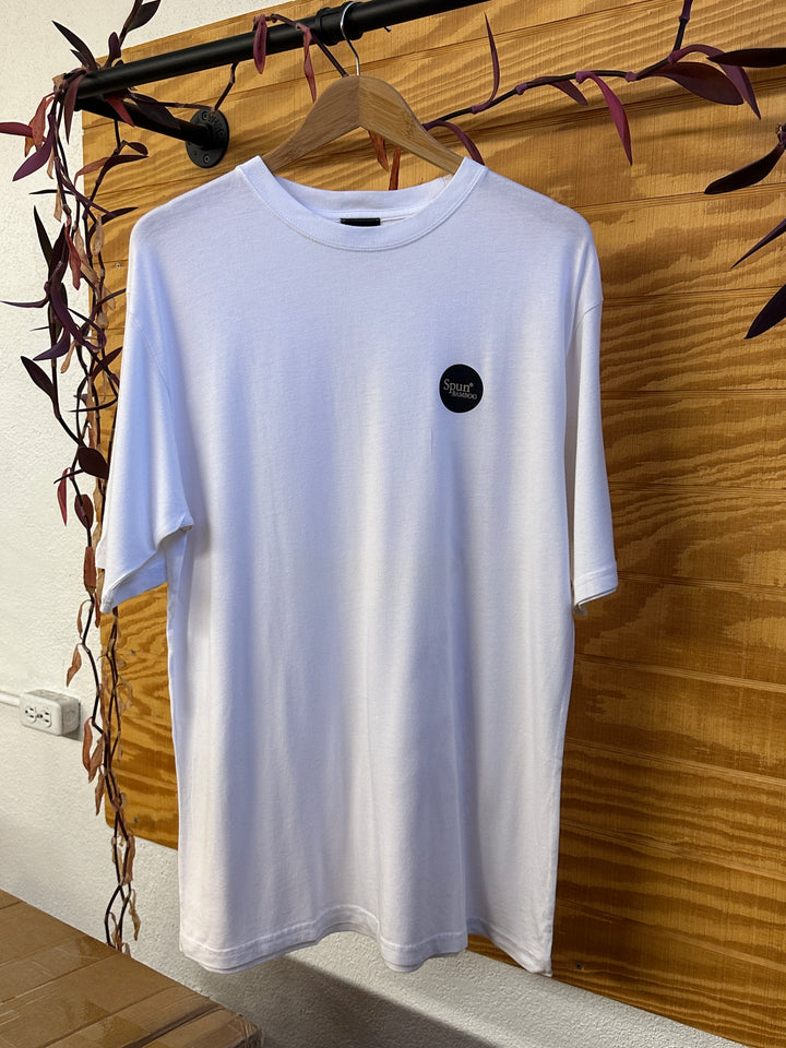 Clearance Men's Short Sleeve Bamboo Viscose/Organic Cotton T-Shirt with Logo and Bamboo Print