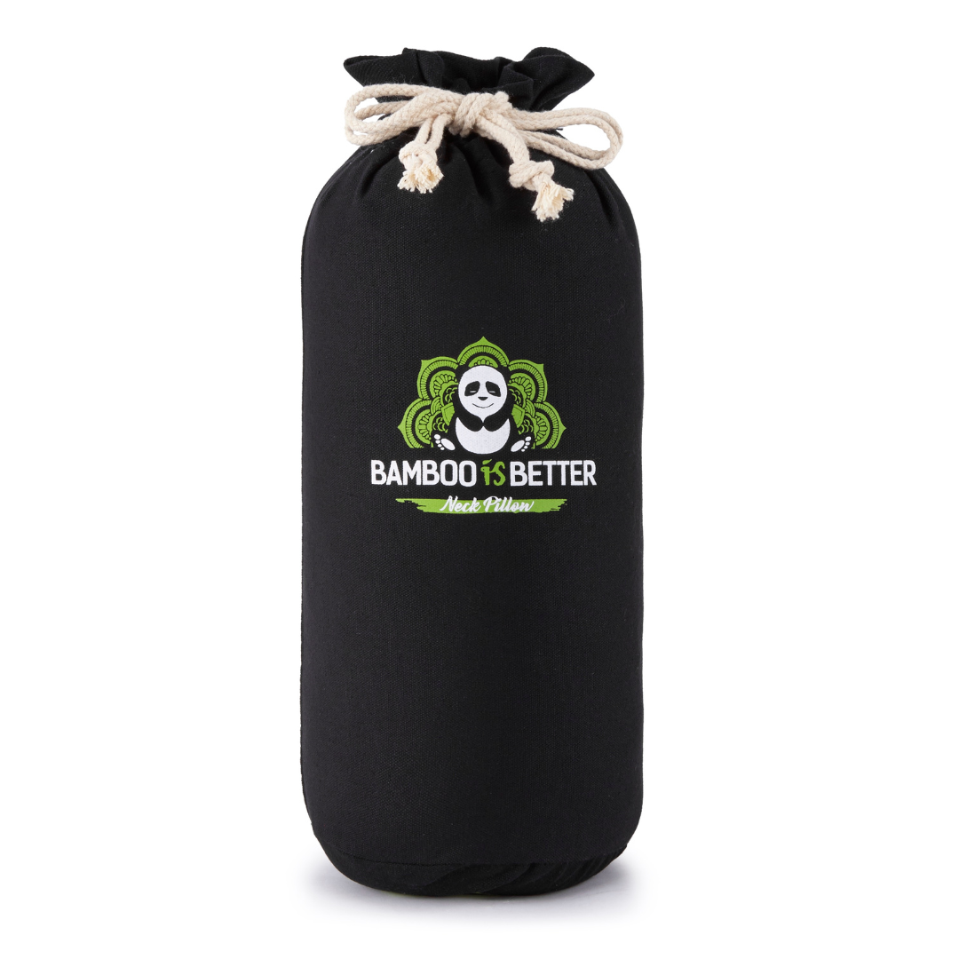 Adjustable Bamboo Neck Travel Pillow – Cooling, Hypoallergenic Support On the Go