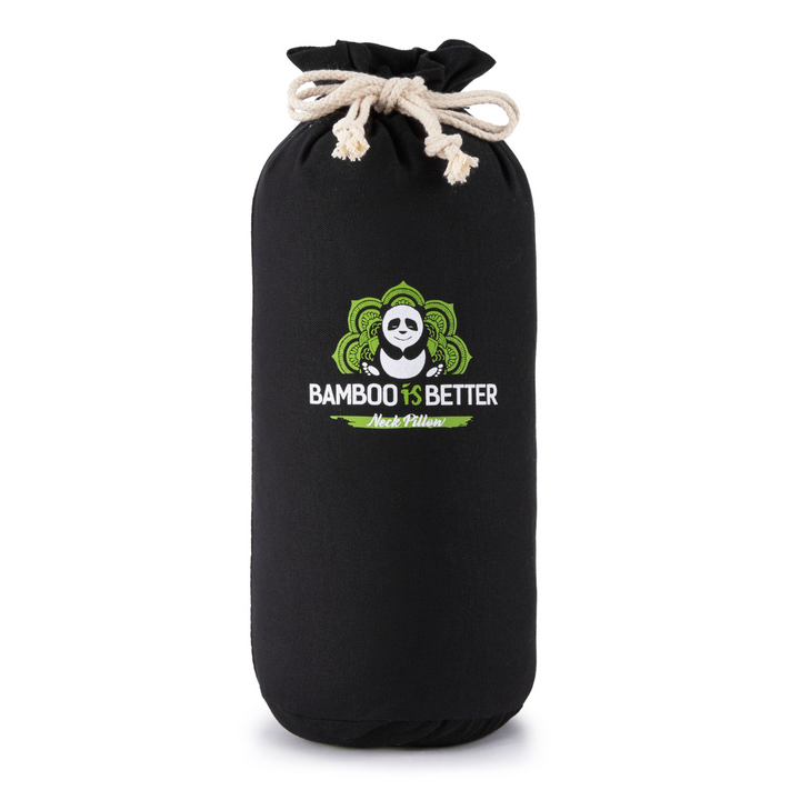 Adjustable Bamboo Neck Travel Pillow – Cooling, Hypoallergenic Support On the Go