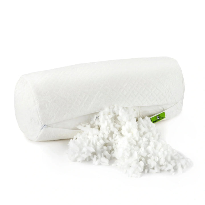 Ergonomic Cooling Bamboo Bolster Pillow