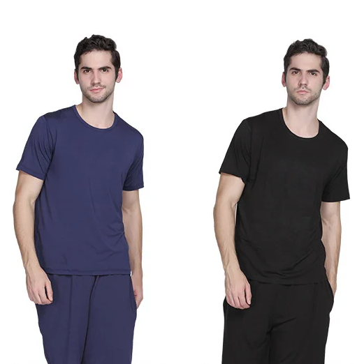 Men's Soft Bamboo Lounge Short Sleeve T-Shirt
