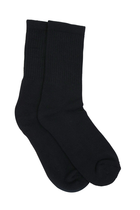 3/4 Crew Black Bamboo Viscose Socks Unisex - 5-pack main image 1
