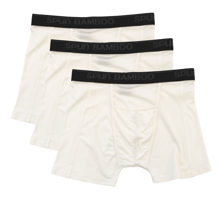Men's Bamboo Viscose Boxer Briefs - 3-Pack Mixed Colors main image 1