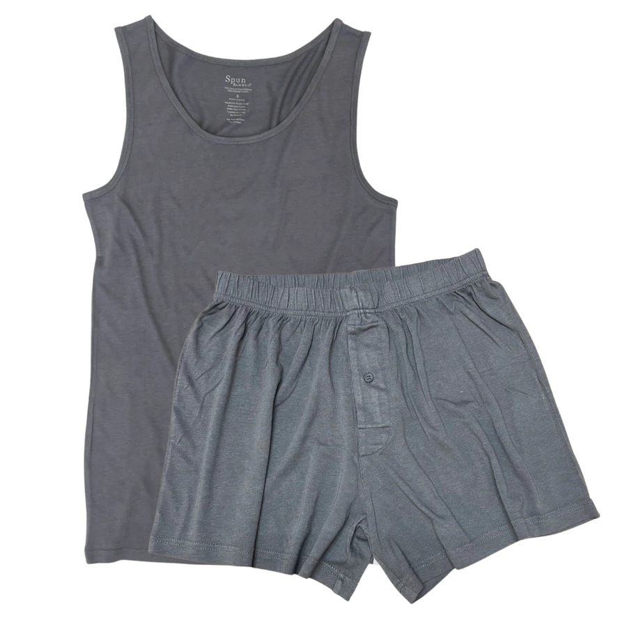 Spun Bamboo's Tank Top and Boxer Set