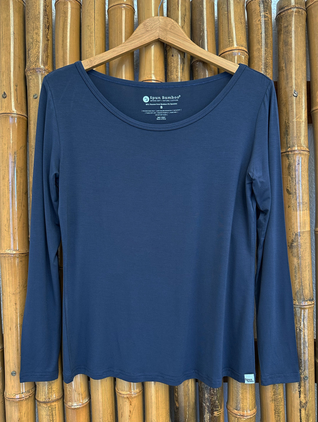 blue graphite bamboo lounge top
