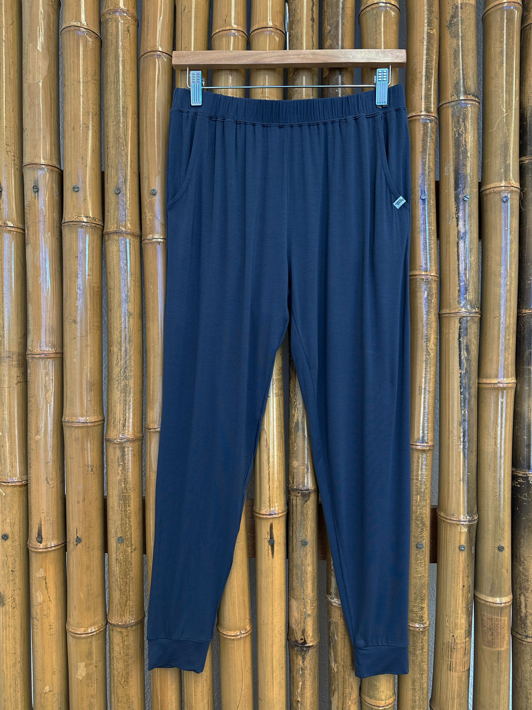 blue graphite bamboo jogger pants