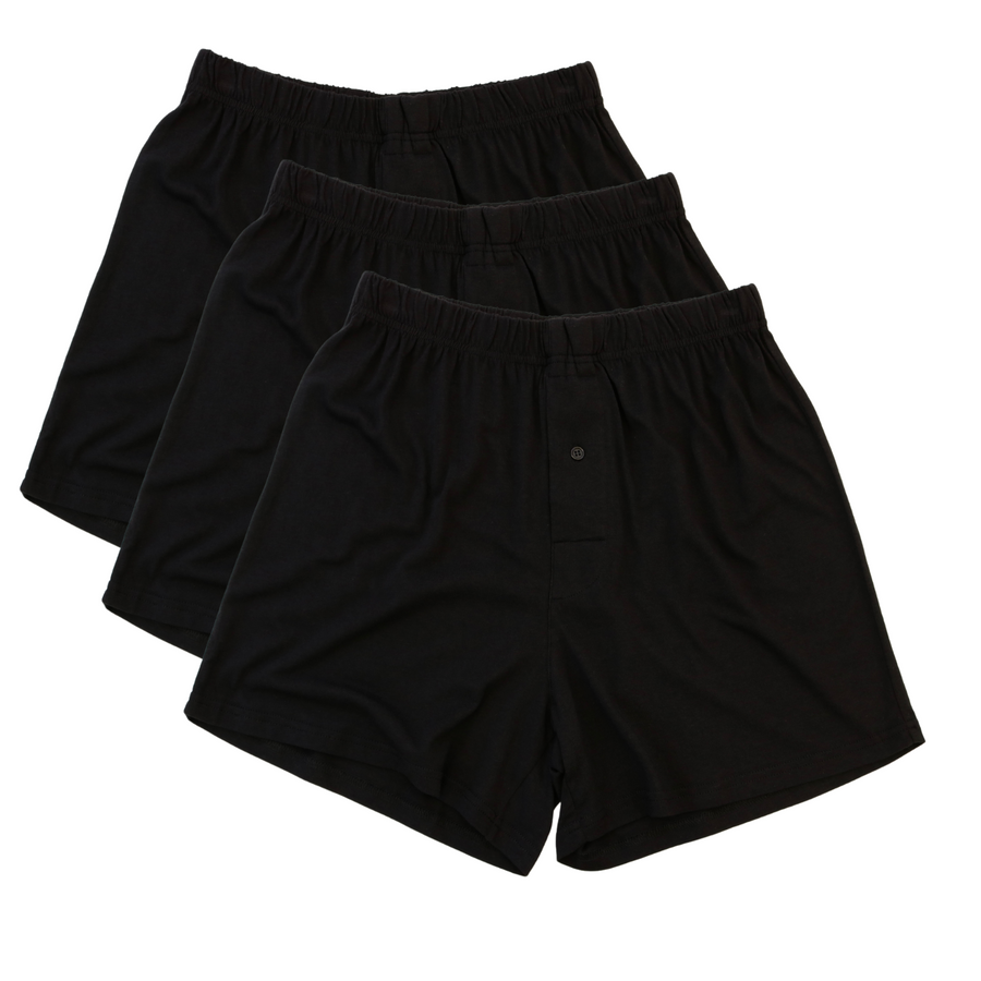 FM London heren Boxer Shorts FM London Men's Super Soft Bamboo Boxer Shorts (5-Pack), Black, Grey, Blue, XXL FM London heren Boxer Shorts FM London Men's Super Soft Bamboo Boxer Shorts (5-Pack), Black, Grey, Blue, XXL