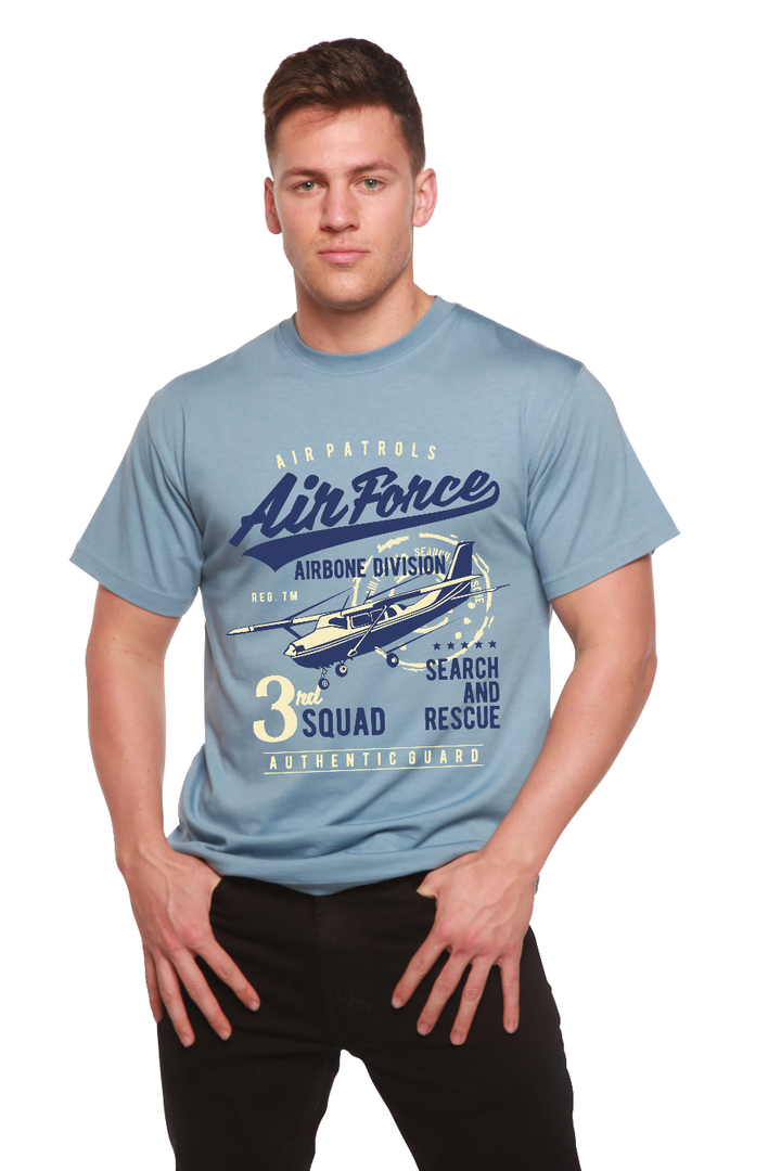 Air Force Men's Bamboo Viscose/Organic Cotton Short Sleeve T-Shirt - Spun Bamboo