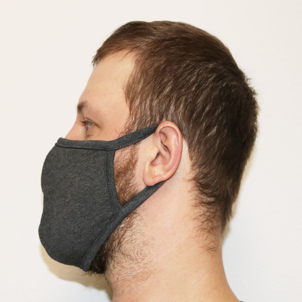 X Large Triple Layer Breathable Face-Mask - Natural, Silky Soft, Ultra Comfortable - Spun Bamboo