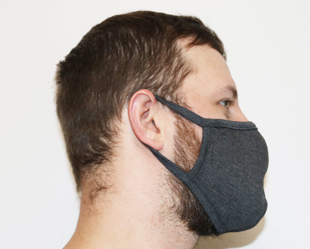 X Large Triple Layer Breathable Face-Mask - Natural, Silky Soft, Ultra Comfortable - Spun Bamboo