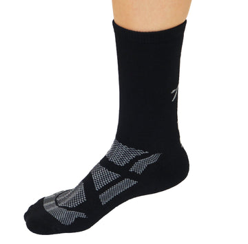 3/4 Crew Athletic Bamboo Viscose Socks Unisex White Color - 12-pack main image 1
