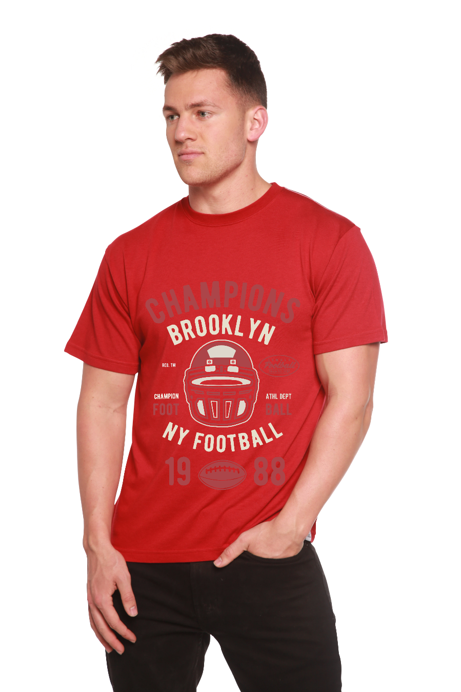 Champions Brooklyn Men's Bamboo Viscose/Organic Cotton Short Sleeve T-Shirt - Spun Bamboo
