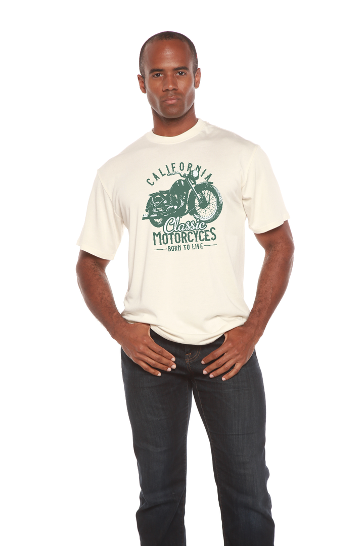 Classic Motorcycles Men's Bamboo Viscose/Organic Cotton Short Sleeve T-Shirt - Spun Bamboo