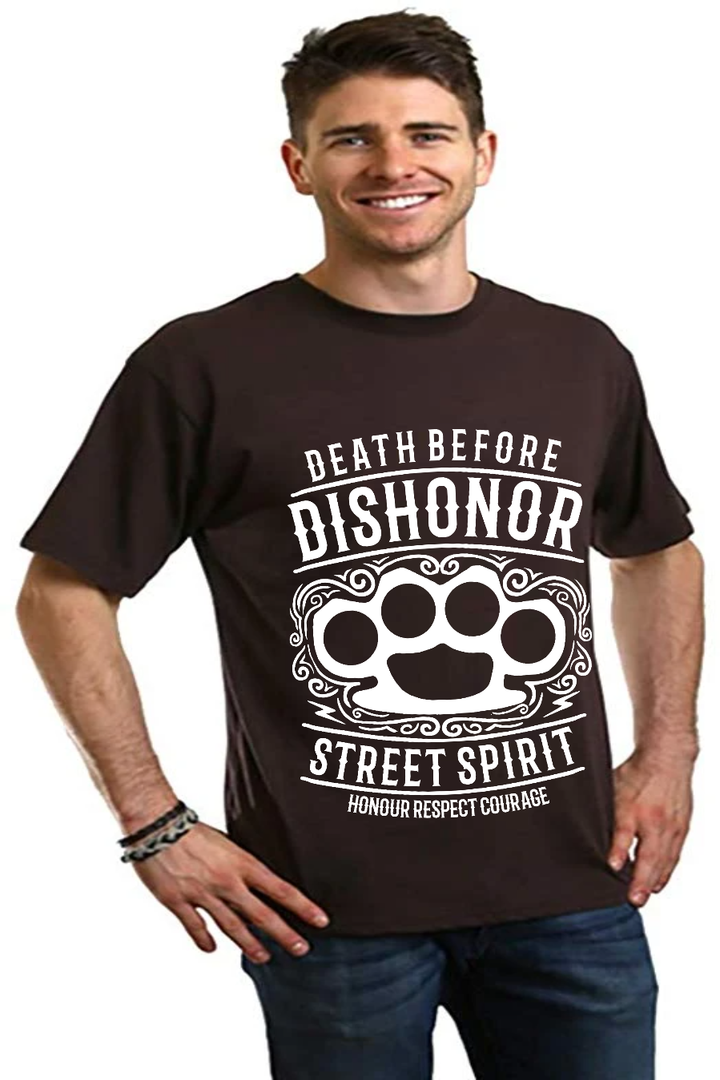 Death Before Men's Bamboo Viscose/Organic Cotton Short Sleeve T-Shirt - Spun Bamboo