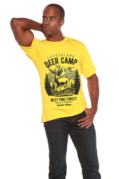 Deer Camp Men's Bamboo Viscose/Organic Cotton Short Sleeve T-Shirt - Spun Bamboo