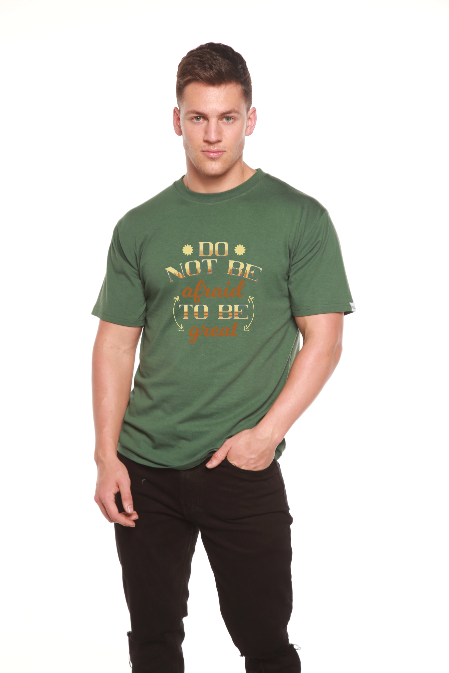Do Not Be To Be Men's Bamboo Viscose/Organic Cotton Short Sleeve T-Shirt - Spun Bamboo