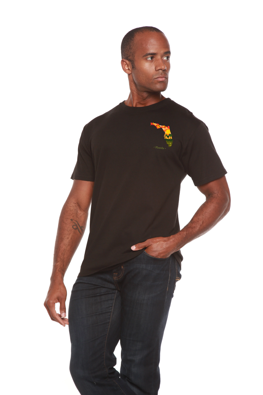 Florida Men's Bamboo Short Sleeve Graphic T-Shirt
