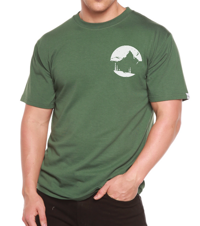Explore More Men's Bamboo Viscose/Organic Cotton Printed T-Shirt