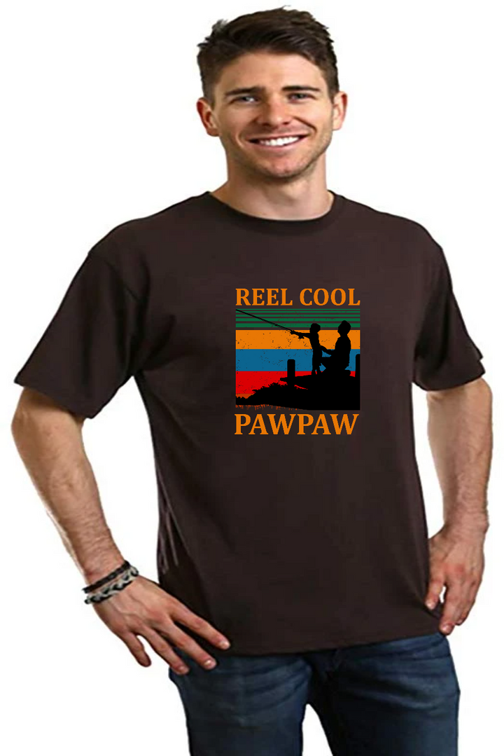 Real Cool Pawpaw Men's Bamboo Viscose/Organic Cotton Short Sleeve T-Shirt - Spun Bamboo