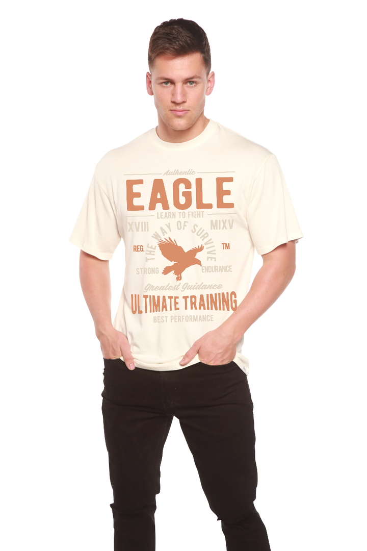 Eagle Men's Bamboo Viscose/Organic Cotton Short Sleeve T-Shirt - Spun Bamboo