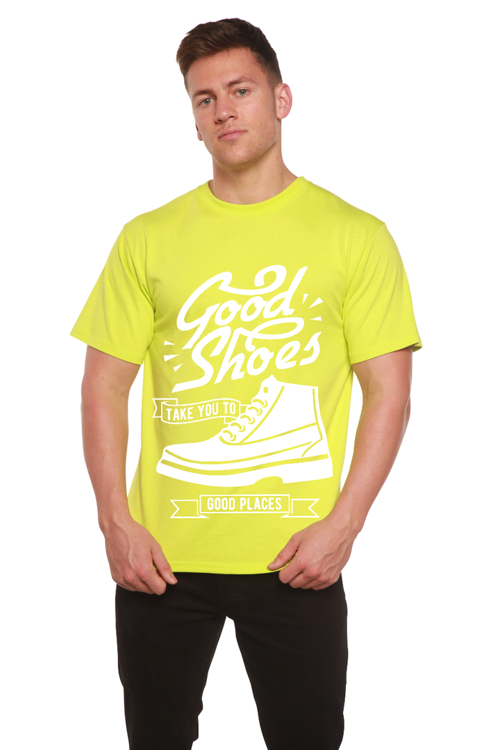 Good Shoes Men's Bamboo Viscose/Organic Cotton Short Sleeve T-Shirt - Spun Bamboo