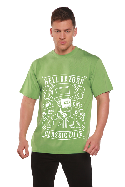 Hell Razors Men's Bamboo Viscose/Organic Cotton Short Sleeve T-Shirt - Spun Bamboo